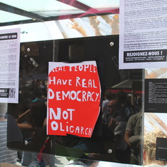 Real people have real democracy, not oligarchy !