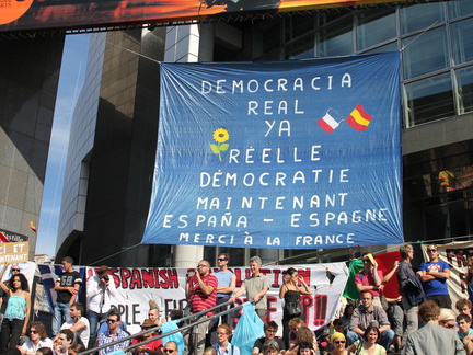 Democratia Real Ya - Les Espagnols disent Merci à la France