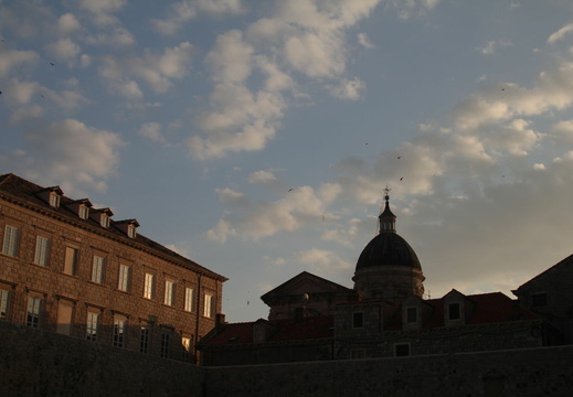 Dubrovnik - Ciel au soleil couchant