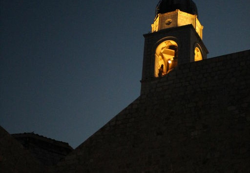 Dubrovnik - Clocher illuminé