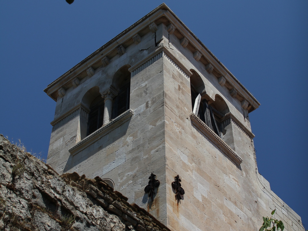 Dubrovnik - Clocher de l'église de Lokrum