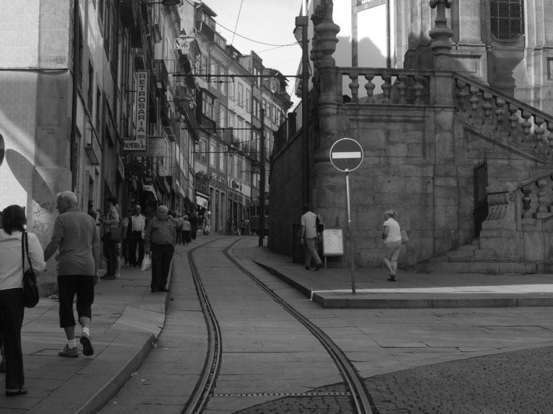 Porto - Rails du tramway