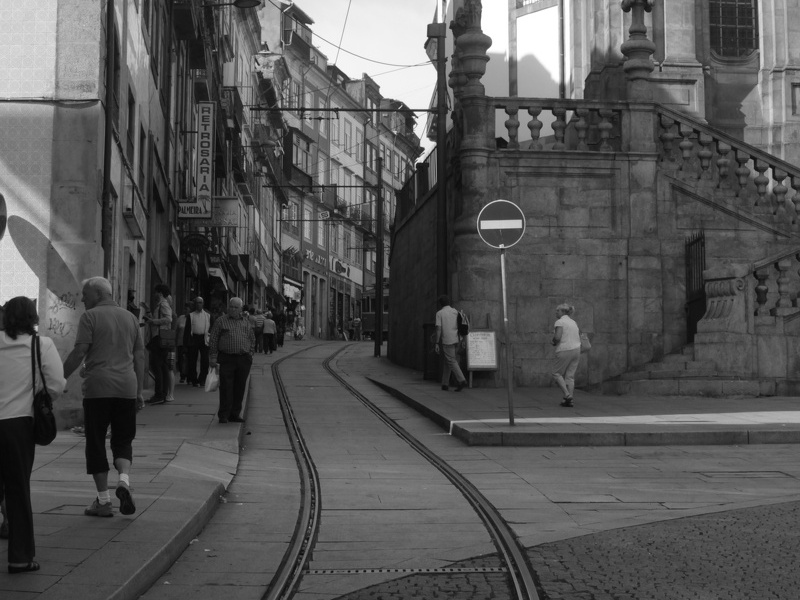 Porto - Rails du tramway