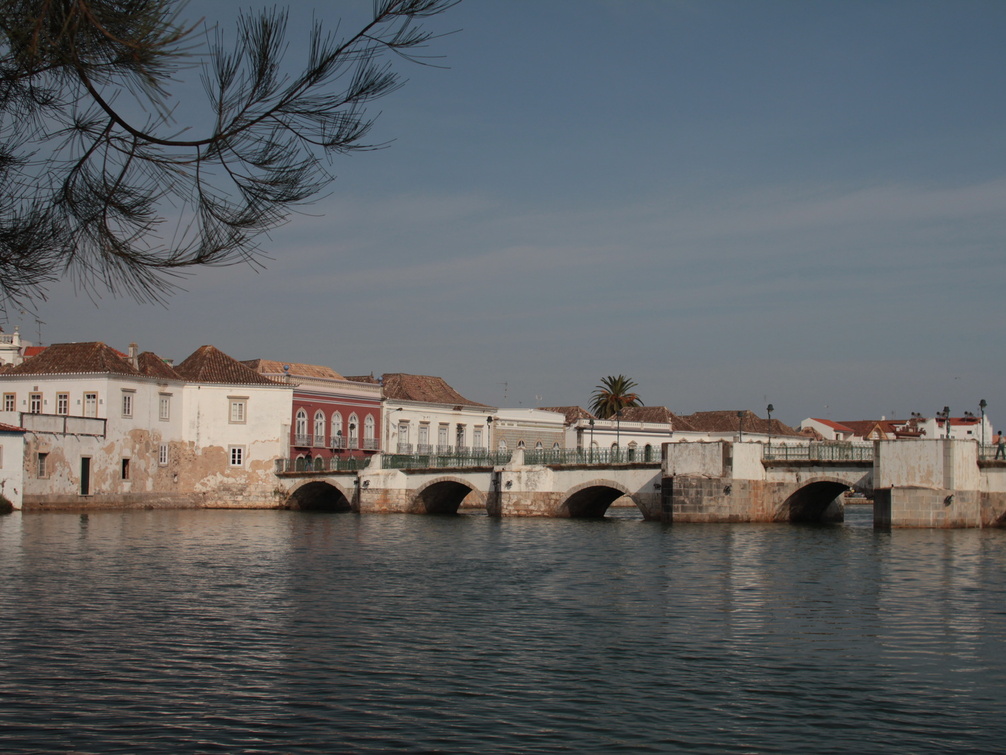 Tavira - Vieux pont à marée haute