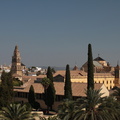 Cordoba / Cordoue - Vue sur la vieille ville et la cathédrale depuis l'Alcazar