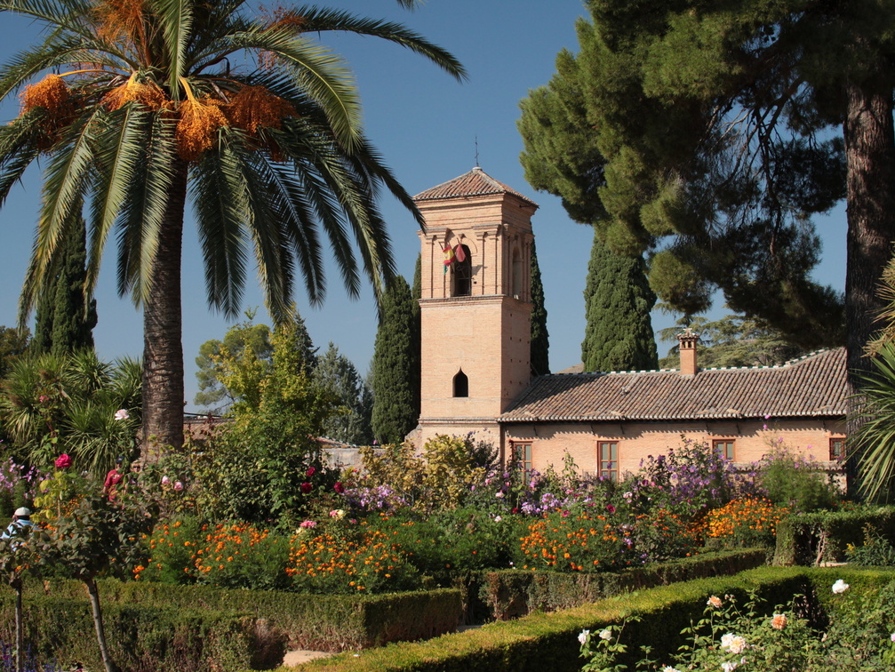 Granada / Grenade - Alhambra - Jardins du Monastère de San Francisco n°5