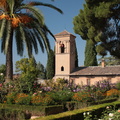 Granada / Grenade - Alhambra - Jardins du Monastère de San Francisco n°5