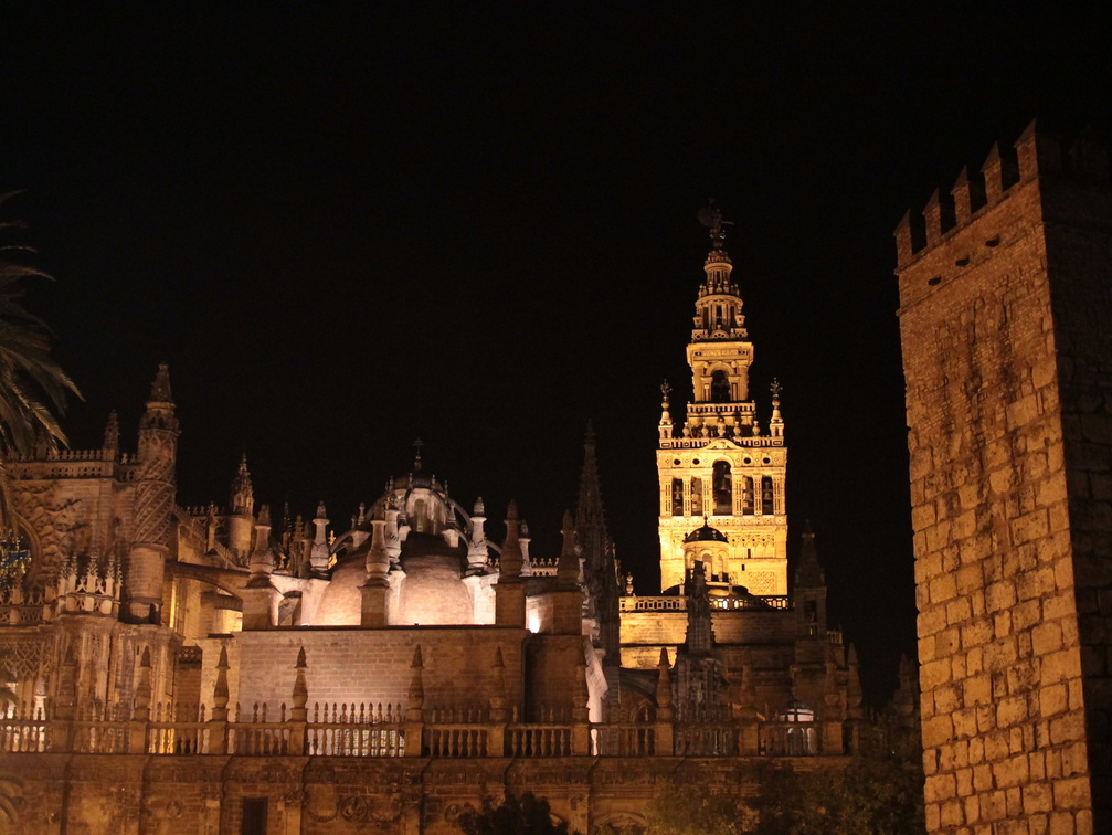 Sevilla / Séville - Cathédrale de nuit