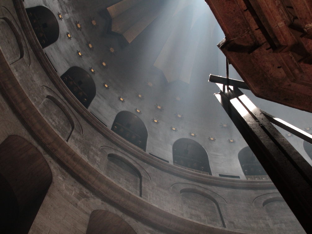 Jérusalem - Église du Saint-Sépulcre - Dôme de la Rotonde d’Anastasis (2)