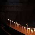 Jérusalem - Bougies dans l'Église du Saint-Sépulcre