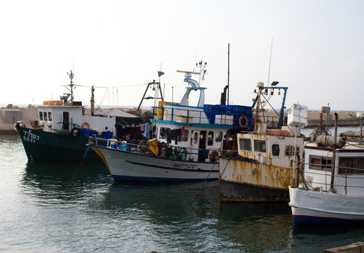 Tel-Aviv - Bâteaux de pêche dans le port de Jaffa