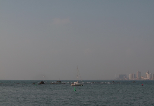 Tel-Aviv - Jaffa : un voilier regagne le port (1)