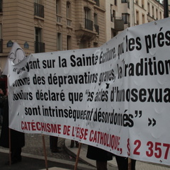 Le catéchisme condamne les actes d'homosexualité comme des dépravations graves